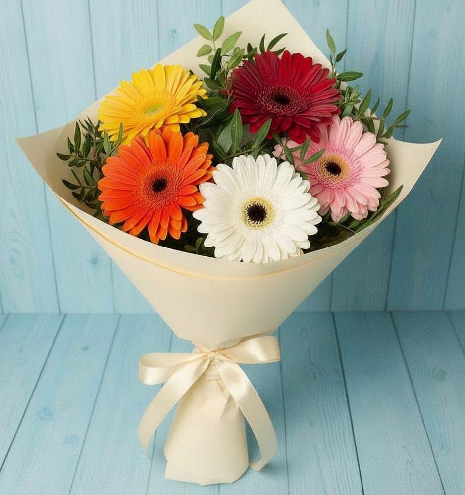 Букет цветов из: Герберы в Арбаж