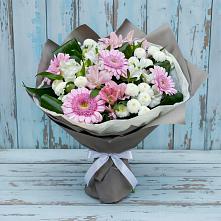 Букет цветов из:  Герберы, Альстромерии и Хризантемы #REPLACE_PRED# Арбаж