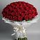 Букет 101 Красная роза Блэк Мэджик в Арбаж
