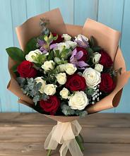 Букет цветов из:  Розы и Альстромерии в Арбаж