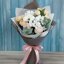 Букет цветов из:  Хризантемы и Розы #REPLACE_PRED# Арбаж