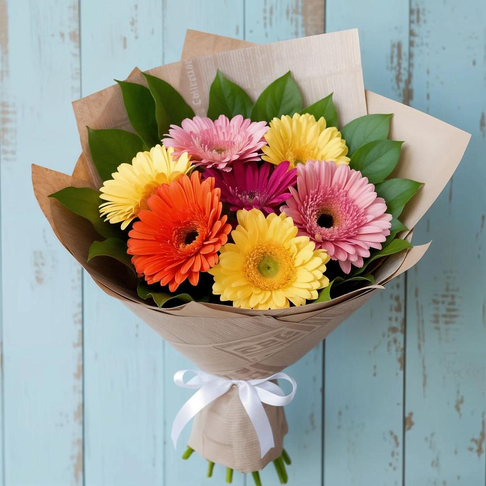 Букет цветов из: Герберы в Арбаж