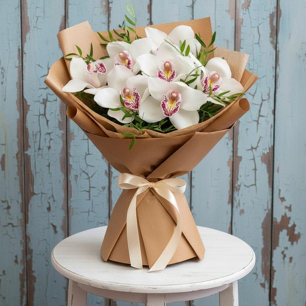 Букет цветов из: Орхидеи и Розы в Арбаж