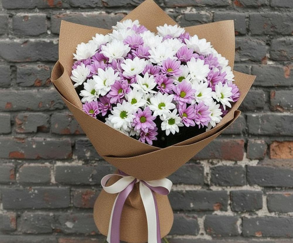 Букет цветов из: Хризантемы в Арбаж