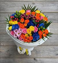 Букет цветов из:  Розы и Хризантемы в Арбаж