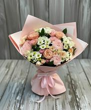 Букет цветов из:  Гвоздики, Розы и Хризантемы в Арбаж