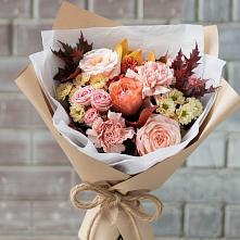 Букет цветов из:  Гвоздики, Хризантемы и Розы в Арбаж