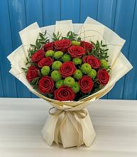 Букет цветов из:  Розы и Хризантемы в Арбаж