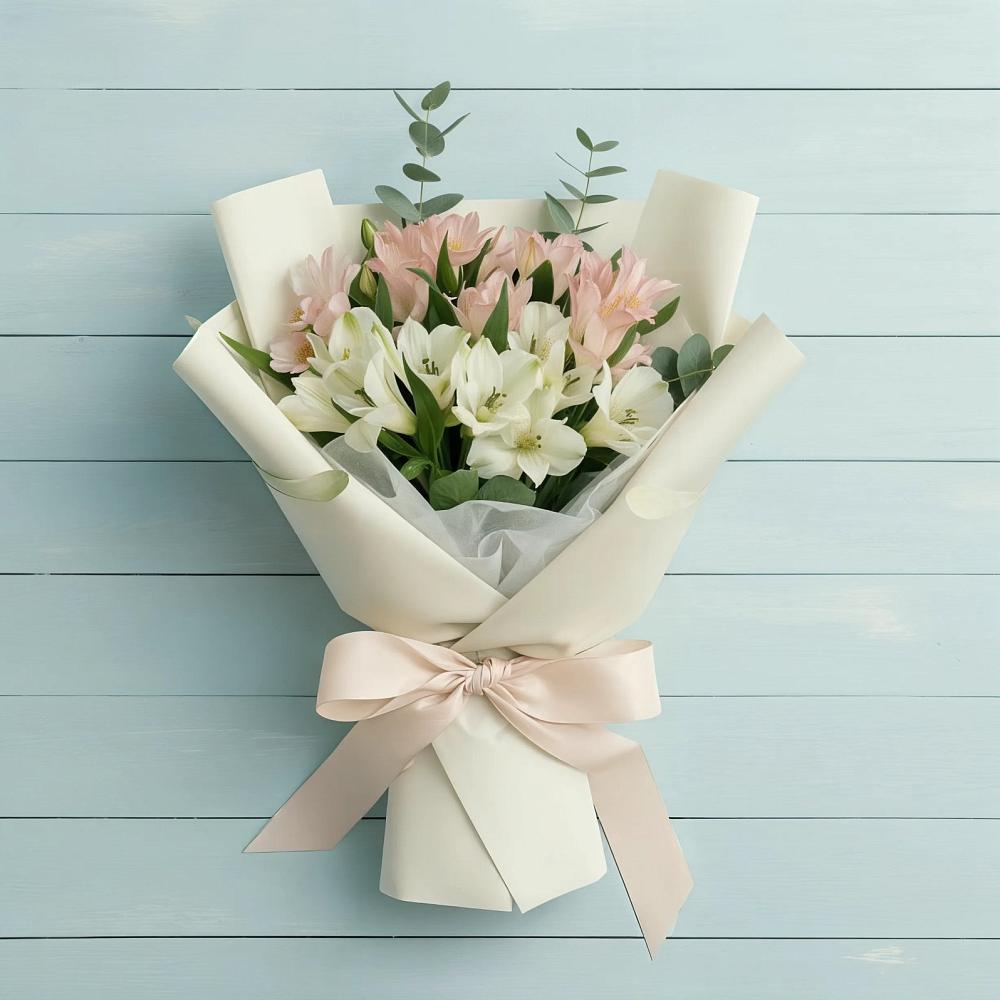 Букет цветов из: Альстромерии в Арбаж