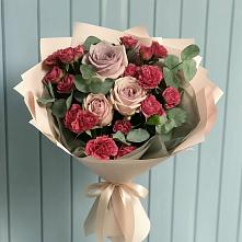 Букет цветов из:  Гвоздики и Розы в Арбаж