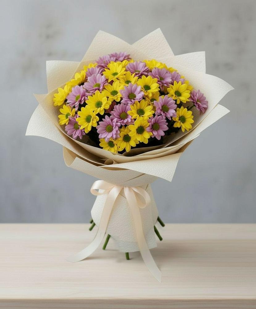 Букет цветов из: Хризантемы в Арбаж